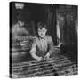 Linking Bed Sprigs-Lewis Wickes Hine-Stretched Canvas