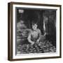 Linking Bed Sprigs-Lewis Wickes Hine-Framed Photo
