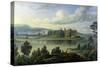 Linlithgow Palace-Scottish School-Stretched Canvas