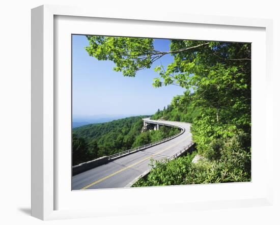 Linn Cove Viaduct, Blue Ridge Parkway National Park, North Carolina, USA-Adam Jones-Framed Premium Photographic Print
