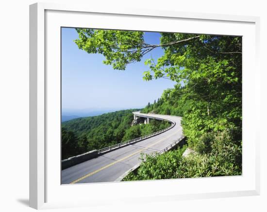 Linn Cove Viaduct, Blue Ridge Parkway National Park, North Carolina, USA-Adam Jones-Framed Photographic Print