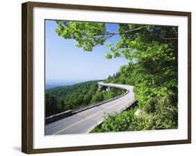 Linn Cove Viaduct, Blue Ridge Parkway National Park, North Carolina, USA-Adam Jones-Framed Photographic Print