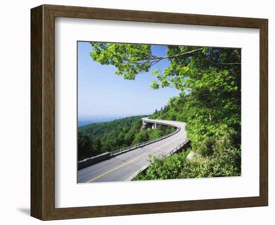 Linn Cove Viaduct, Blue Ridge Parkway National Park, North Carolina, USA-Adam Jones-Framed Photographic Print