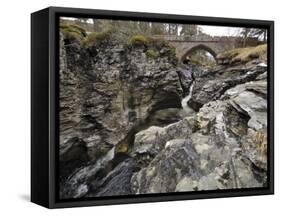 Linn of Dee, Near Braemar, Cairngorms National Park, Aberdeenshire, Scotland, United Kingdom-Gary Cook-Framed Stretched Canvas