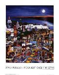 Moonlight Over Manhattan-Linnea Pergola-Art Print