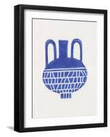 Linocut Vase #6-Alisa Galitsyna-Framed Photographic Print