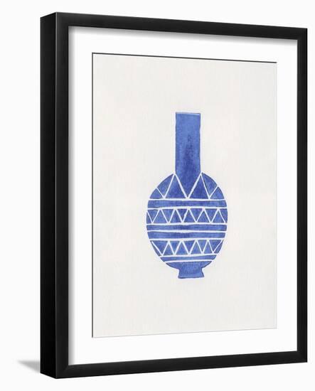 Linocut Vase #8-Alisa Galitsyna-Framed Photographic Print