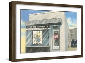 Linotype Company-null-Framed Art Print