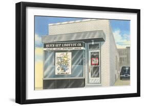 Linotype Company-null-Framed Art Print