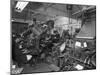 Linotype Machine Room at a Printing Company, Mexborough, South Yorkshire, 1959-Michael Walters-Mounted Photographic Print