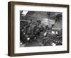 Linotype Machine Room at a Printing Company, Mexborough, South Yorkshire, 1959-Michael Walters-Framed Photographic Print