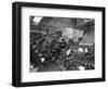 Linotype Machine Room at a Printing Company, Mexborough, South Yorkshire, 1959-Michael Walters-Framed Photographic Print