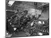 Linotype Machine Room at a Printing Company, Mexborough, South Yorkshire, 1959-Michael Walters-Mounted Photographic Print