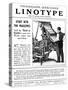 'Linotype & Machinery Ltd. advert', 1919-Unknown-Stretched Canvas