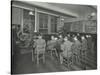 Linotype Students at Work, Camberwell School of Arts and Crafts, London, 1930-null-Stretched Canvas