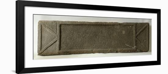 Linteau du tombeau d'Imrui'l-Quays-null-Framed Giclee Print