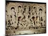 Lintel Featuring Hindu Trinity, from Waranal, Andhra Pradesh, Kakatiya Dynasty (Stone)-Indian-Mounted Giclee Print