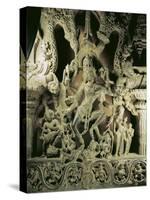 Lintel with Shiva Nataraja, Kakatiya Dynasty-null-Stretched Canvas