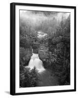 Linville Falls, Linville Gorge, Pisgah National Forest, North Carolina, USA-Adam Jones-Framed Premium Photographic Print