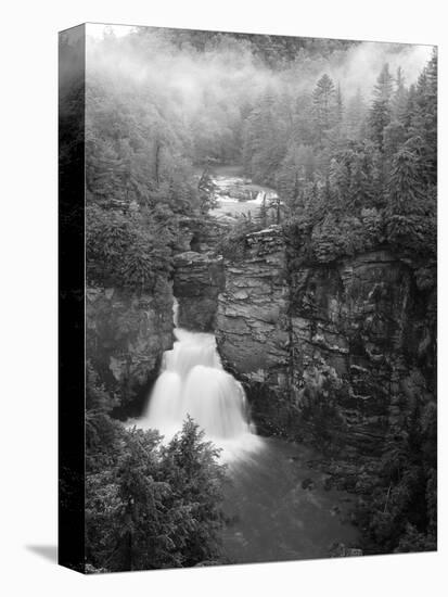 Linville Falls, Linville Gorge, Pisgah National Forest, North Carolina, USA-Adam Jones-Stretched Canvas