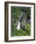 Linville Falls, Linville River Near the Blue Ridge Parkway, Appalachian Mountains, North Carolina-Robert Francis-Framed Photographic Print