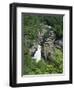 Linville Falls, Linville River Near the Blue Ridge Parkway, Appalachian Mountains, North Carolina-Robert Francis-Framed Photographic Print