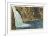 Linville Falls-null-Framed Art Print