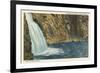 Linville Falls-null-Framed Art Print