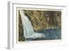 Linville Falls-null-Framed Art Print