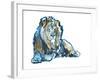 Lion, 2017-Mark Adlington-Framed Giclee Print