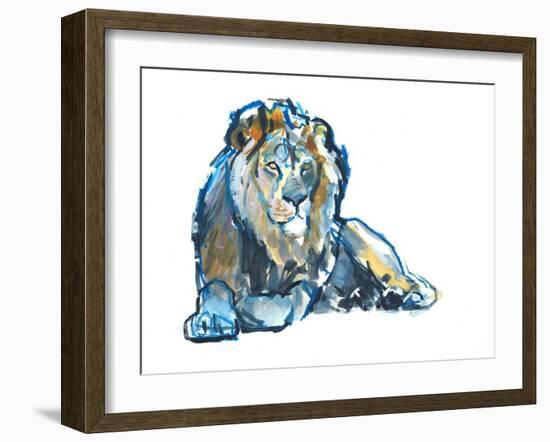 Lion, 2017-Mark Adlington-Framed Giclee Print