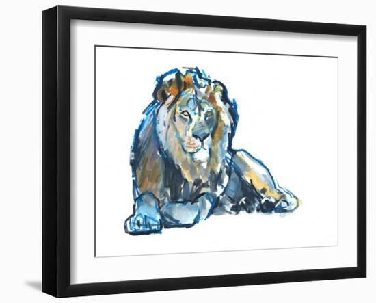 Lion, 2017-Mark Adlington-Framed Giclee Print