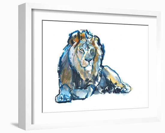 Lion, 2017-Mark Adlington-Framed Giclee Print