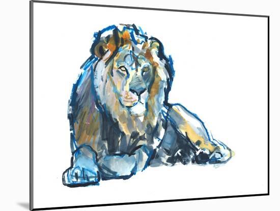 Lion, 2017-Mark Adlington-Mounted Giclee Print