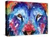 Lion Abstract-Sarah Stribbling-Stretched Canvas