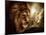 Lion Against Stormy Sky-NejroN Photo-Mounted Photographic Print