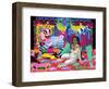 Lion and Chimera, 2021 (Acrylic on Panel)-Tsz Kam-Framed Giclee Print