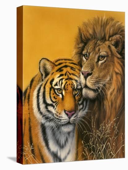 Lion and Tiger-Harro Maass-Stretched Canvas