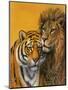 Lion and Tiger-Harro Maass-Mounted Giclee Print