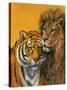 Lion and Tiger-Harro Maass-Stretched Canvas