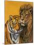 Lion and Tiger-Harro Maass-Mounted Giclee Print