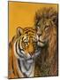 Lion and Tiger-Harro Maass-Mounted Giclee Print