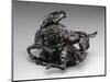 Lion Attacking Horse. C.1580/90 (Bronze)-Antonio Susini-Mounted Premium Giclee Print