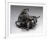 Lion Attacking Horse. C.1580/90 (Bronze)-Antonio Susini-Framed Giclee Print