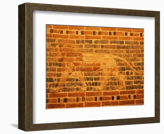 Lion, Babylon, Iraq, Middle East-Nico Tondini-Framed Photographic Print