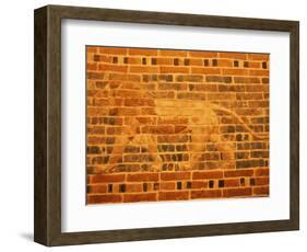 Lion, Babylon, Iraq, Middle East-Nico Tondini-Framed Photographic Print