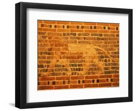 Lion, Babylon, Iraq, Middle East-Nico Tondini-Framed Photographic Print