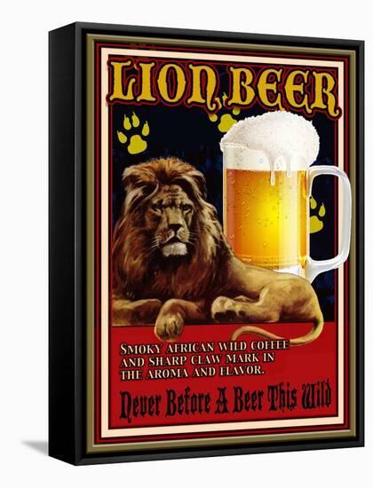 Lion Beer-Nomi Saki-Framed Stretched Canvas