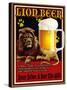 Lion Beer-Nomi Saki-Stretched Canvas