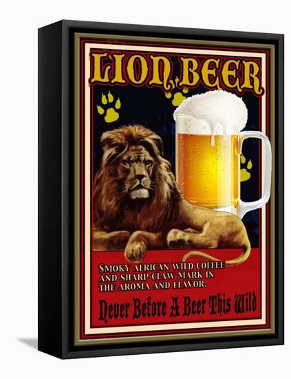 Lion Beer-Nomi Saki-Framed Stretched Canvas